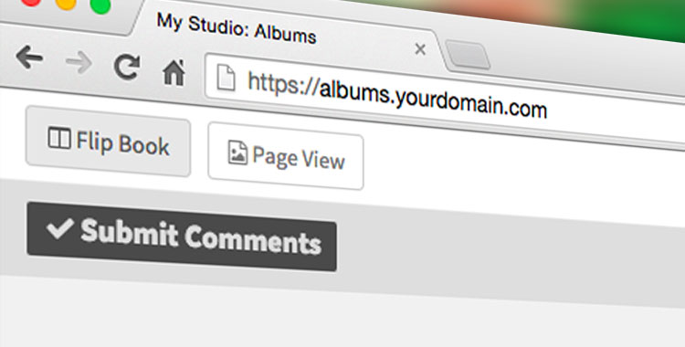 Proof Albums on Your Own Domain